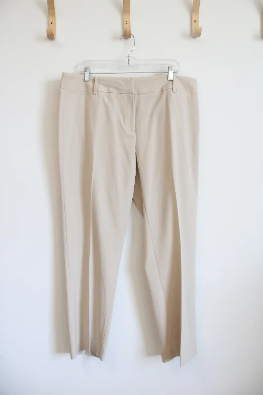 Emaline Cream Dress Pants | 16 Elegant High-Waist Pants