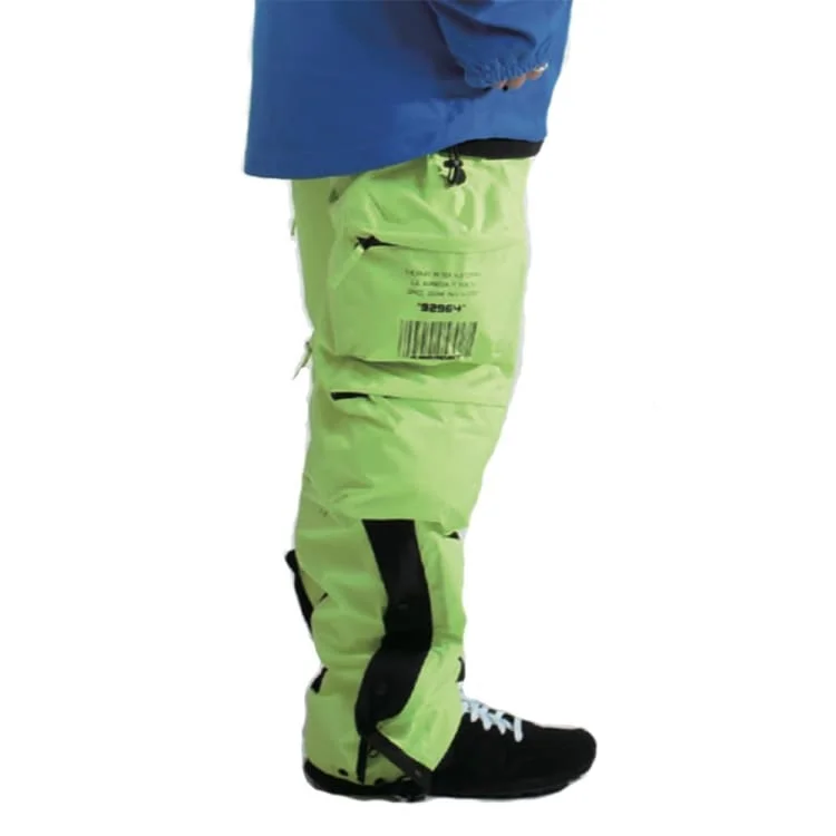 PLANB PROJECT Side Zip Snow Pants (Japanese Brand) Yellow [Unisex] Comfy Cargo Trousers