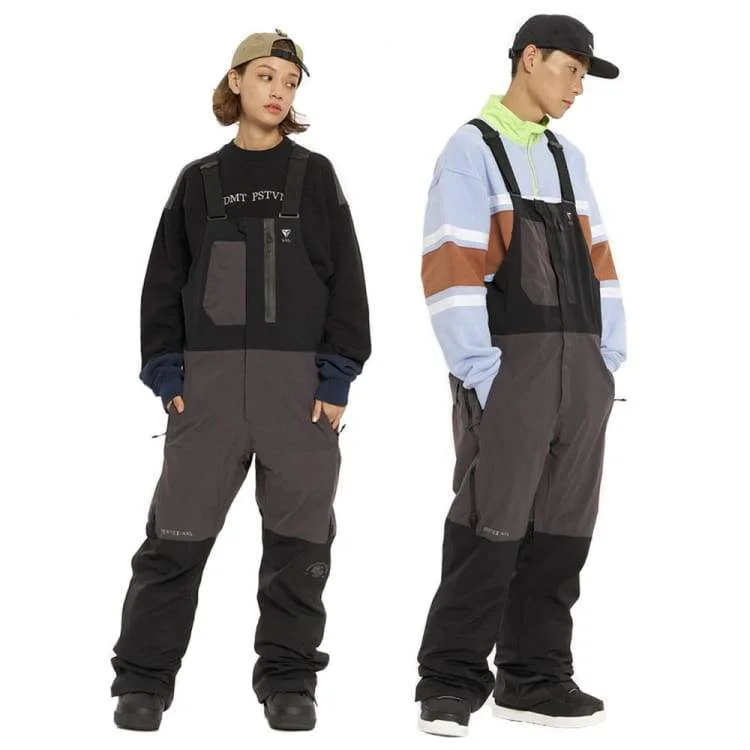 DIMITO NXL OVERALL SNOW PANTS-BLACK [KOREAN BRAND] Chic Capri Pants
