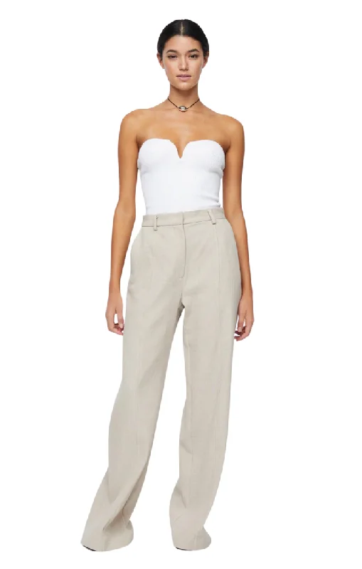 Manon Pant - Almond Classic Cropped Pants