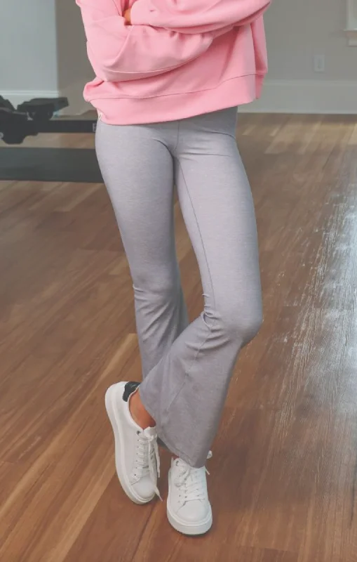 GREY FLARE PANT Trendy Printed Leggings