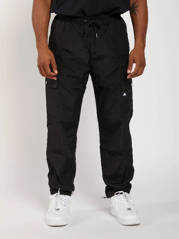 Cargo Pant - Charcoal Elegant Silk Pants