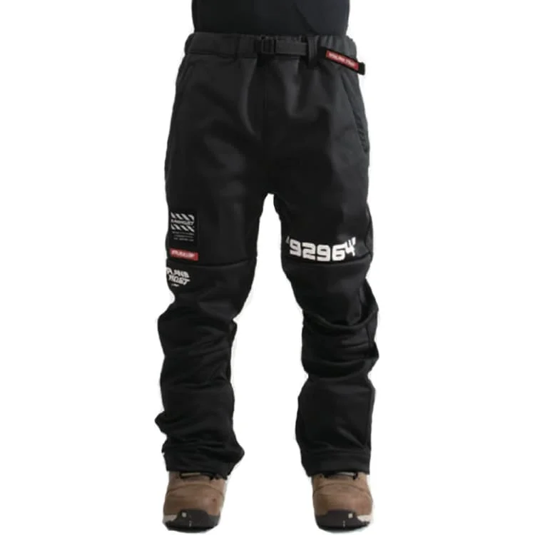 PLANB PROJECT M3 Snow Pants (Japanese Brand) Black [Unisex] Classic Flared Pants