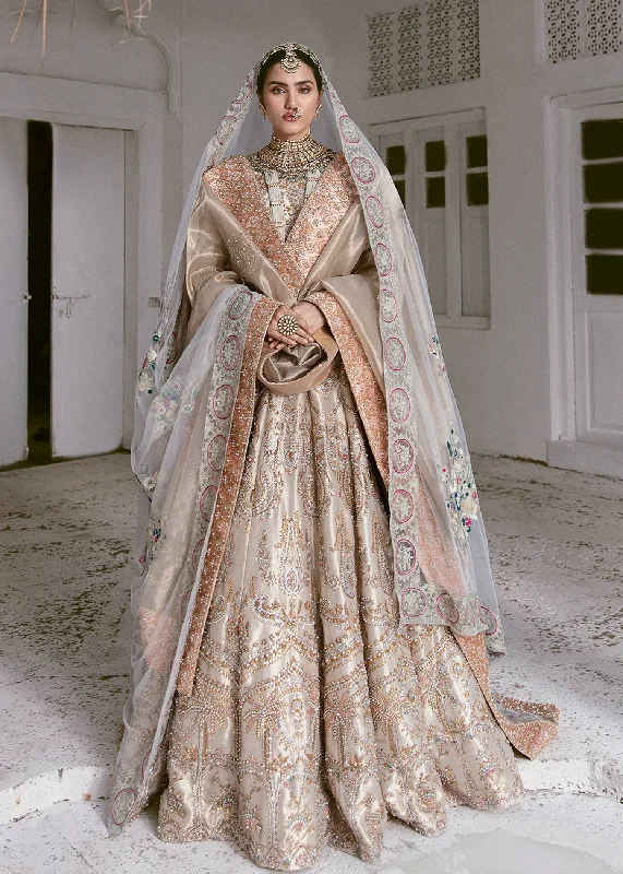 Tissue Lehenga Choli Bridal Dress Pakistani #BS794