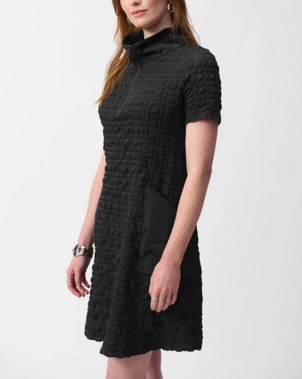 Joseph Ribkoff Dresses - Bubble Jacquard A-Line Dress