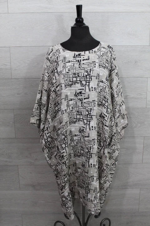 Made In Italy - Bricks Print Dress - FINAL SALE ITEM