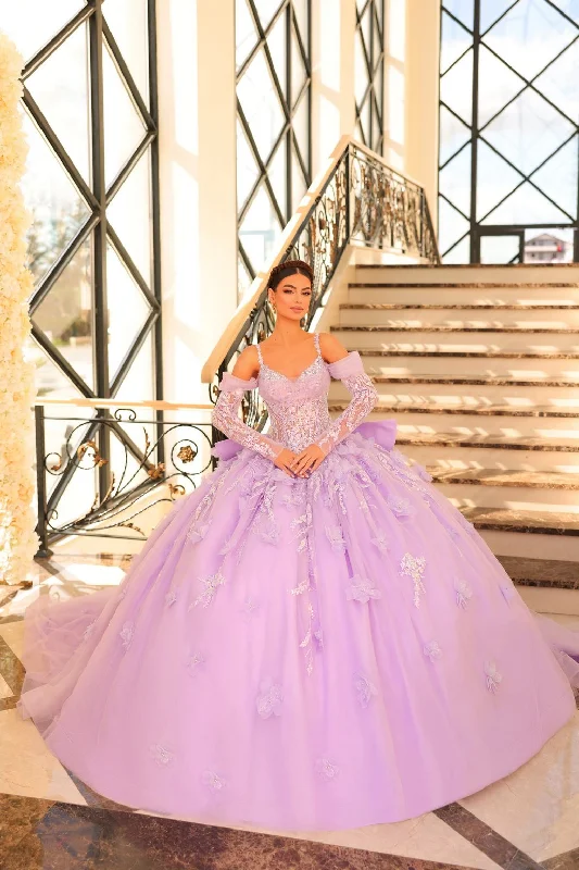 Amarra 54204 Long Sequin Ball Gown Quinceanera Dress