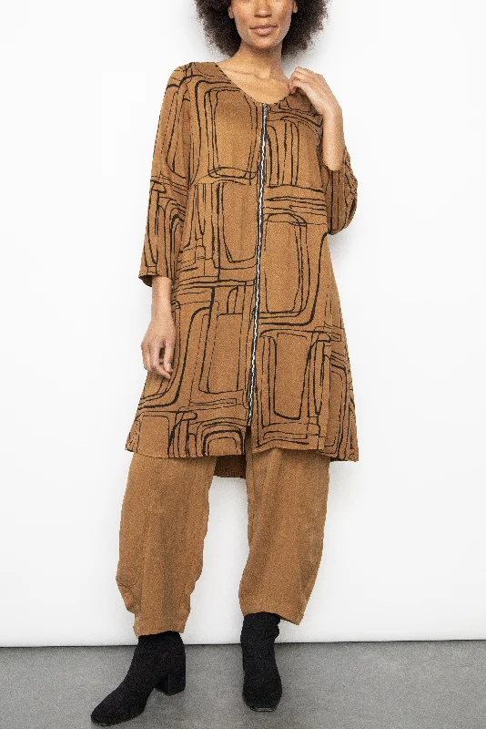 Liv By Habitat Clothes - Tencel Zip Front Dress-FINAL SALE ITEM