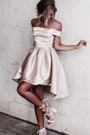 Sexy Off the Shoulder Light Champagne Prom Dress Short Prom Dresses Homecoming Dress WK701 Sexy Off the Shoulder Light Champagne Prom Dress Short Prom Dresses Homecoming Dress WK701