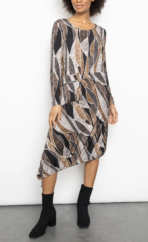 Liv By Habitat Clothes - Arthouse Knit Drawstring Dress-FINAL SALE ITEM