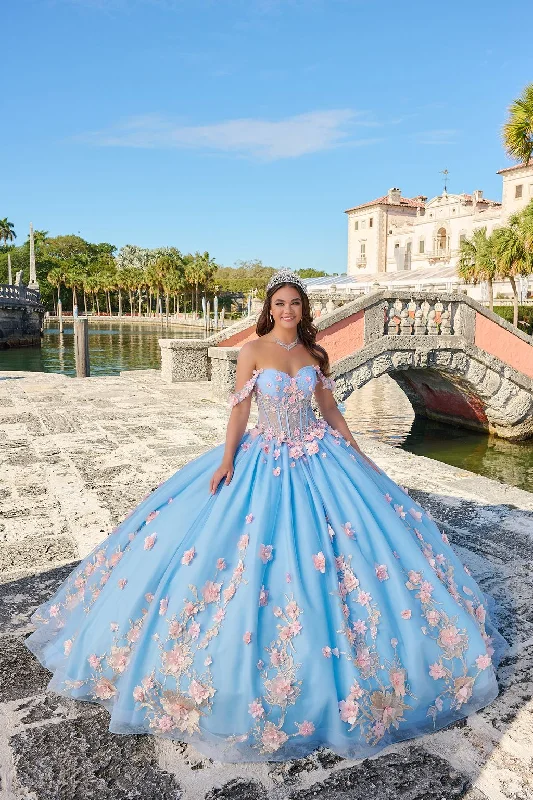 Amarra 54224 Beaded Ball Gown Long Quinceanera Dress