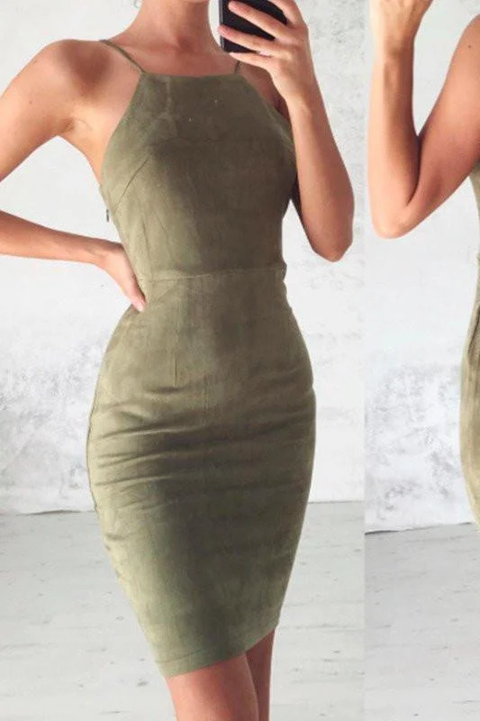 Sexy Mermaid Dark Green Short Prom Dress Spaghetti Straps Lace up Homecoming Dresses WK430 Sexy Mermaid Dark Green Short Prom Dress Spaghetti Straps Lace up Homecoming Dresses WK430