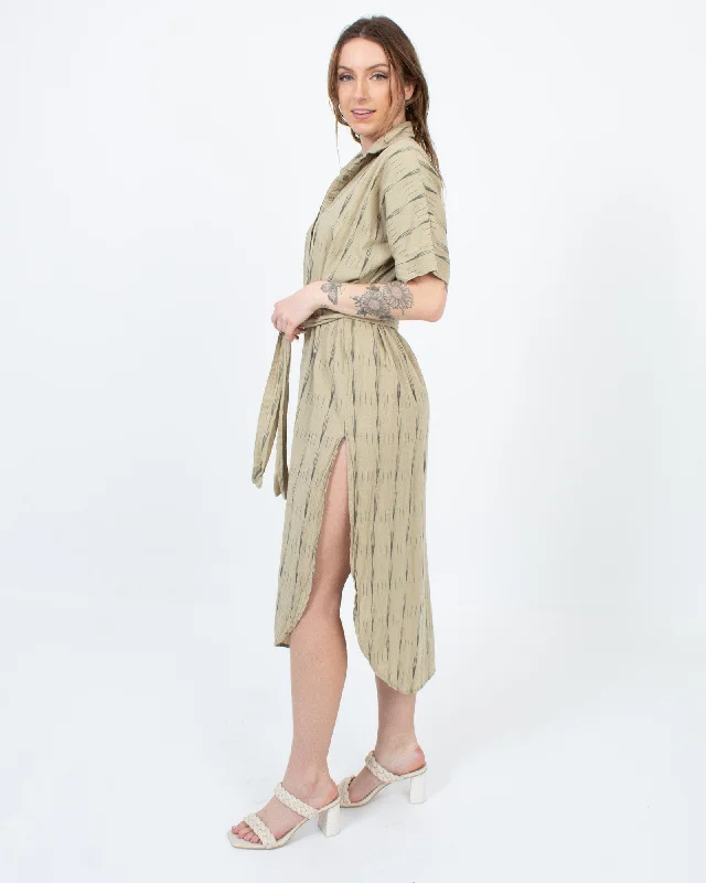 Button Down Maxi Dress Comfortable Fitted Maxi Dress