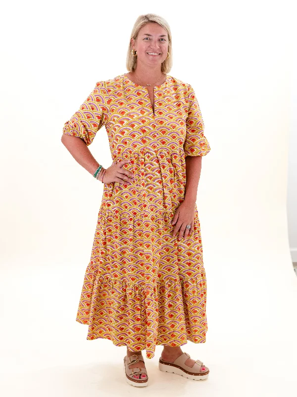 Ava Maxi Dress Sun by Sohana Trendy Maxi Dress with Lace