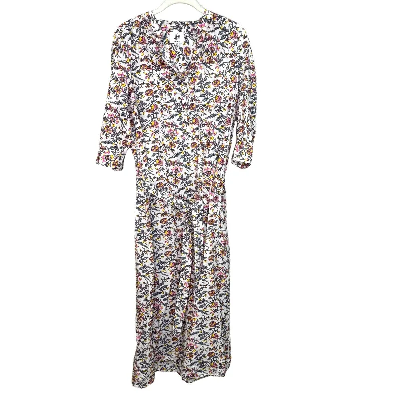 dRA Los Angeles Floral Prairie Maxi Dress in Multi Size Medium Made In India Trendy Floral Print Maxi Dress