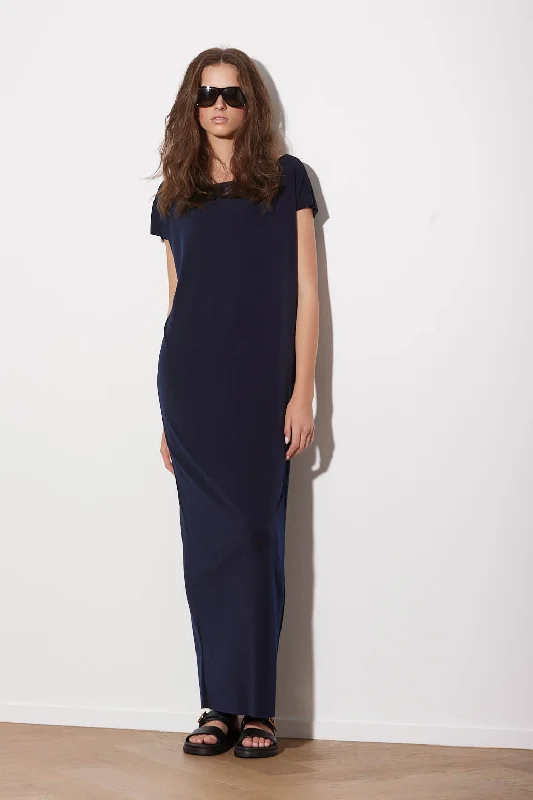 LASER T MAXI DRESS INK Casual Maxi Dress with Pockets