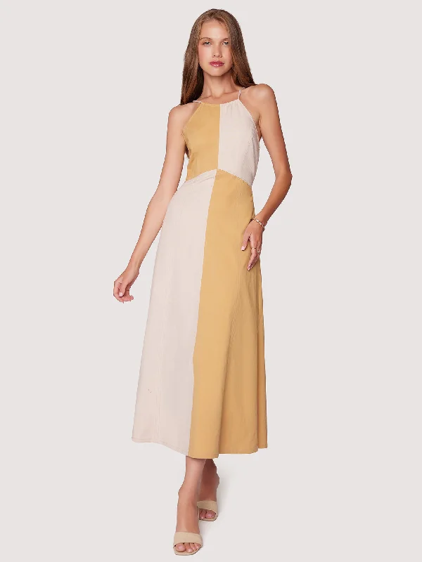 Lost + Wander La Creme Maxi Dress Stylish Empire Waist Maxi Dress