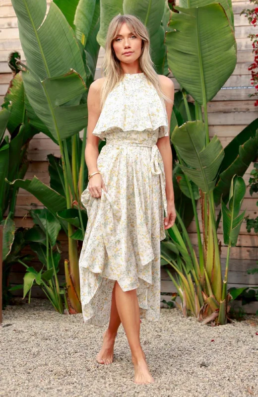 Bishop & Young - Menorca Maxi Dress Trendy Fit-and-Flare Maxi Dress