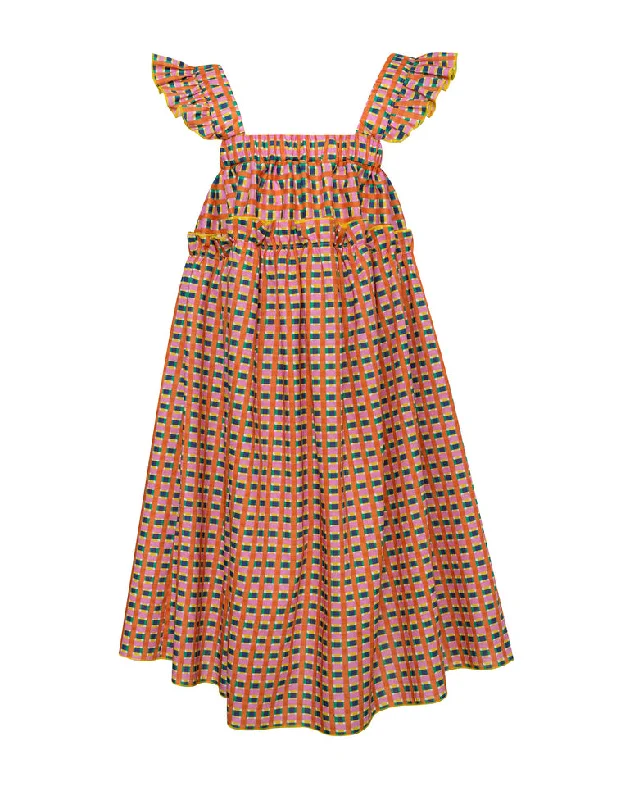 PAADE MODE "RETURN TO NATURE" Cotton Flutter Sleeve Maxi Dress Falter Chic Button-Up Maxi Dress PAADE MODE "RETURN TO NATURE" Cotton Flutter Sleeve Maxi Dress Falter Chic Button-Up Maxi Dress