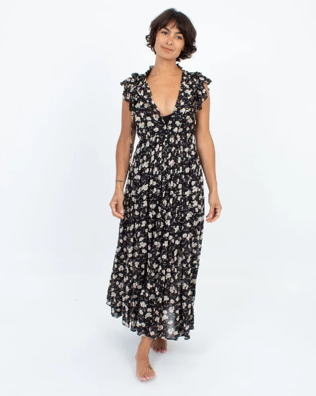 Printed Maxi Dress Fashionable Sleeveless Maxi Dress
