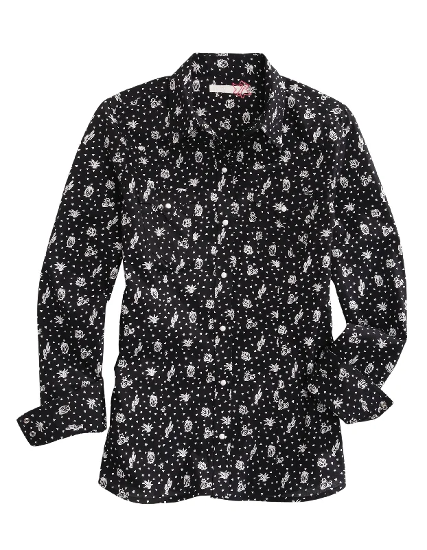 WOMENS LONG SLEEVE SNAP DESERT NIGHT WESTERN SHIRT Beaded Sequined Faux Fur