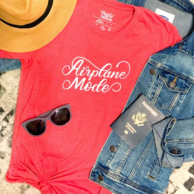 Airplane Mode T-Shirt Lace Blend Ribbed Blend Corduroy Blend