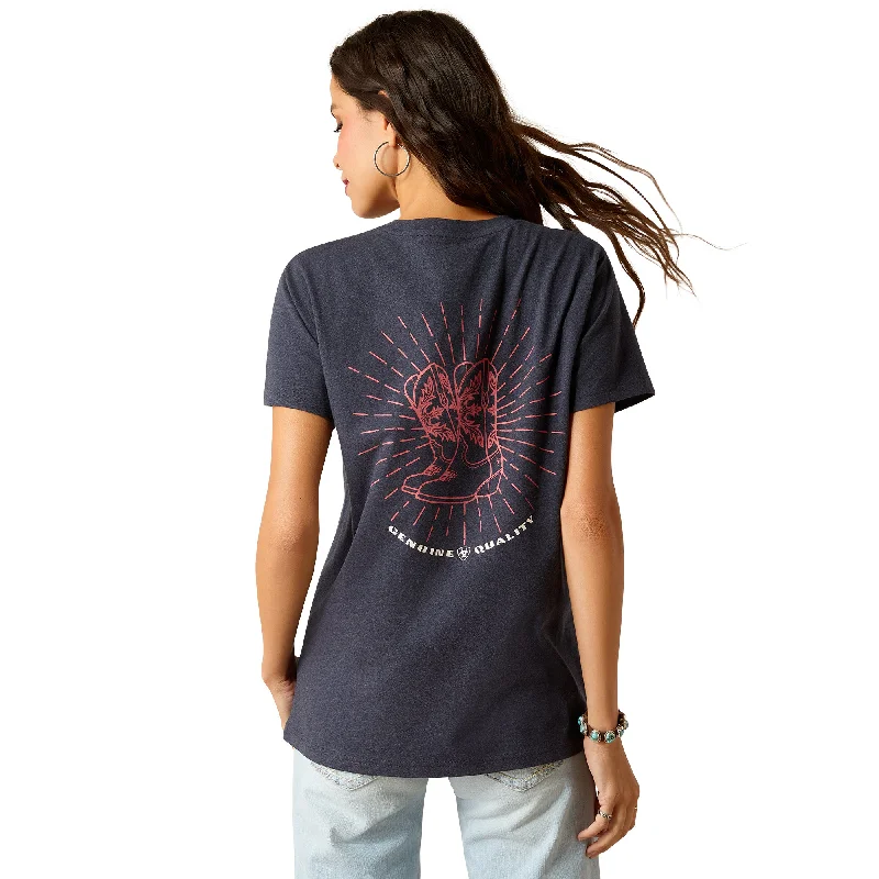 Ariat Genuine T-Shirt Thin T-Shirt Open Front Quick Dry