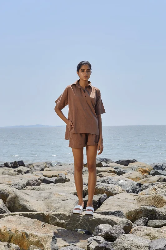 Beige Ekin Shirt Cozy Warm Stylish