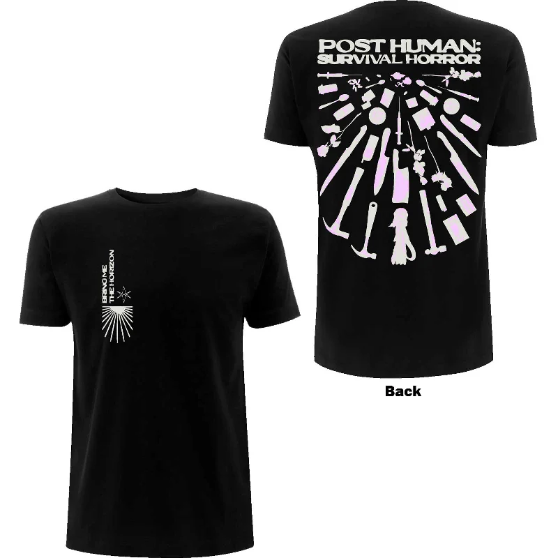 BRING ME THE HORIZON Attractive T-Shirt, Tools Mesh Fabric Canvas Fabric Denim Fabric BRING ME THE HORIZON Attractive T-Shirt, Tools Mesh Fabric Canvas Fabric Denim Fabric