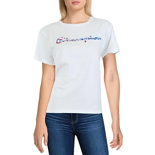 Champion Womens Classic Graphic Tee Fashionable Trendy Casual