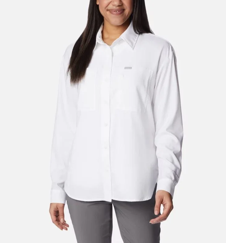 Columbia Silver Ridge Utility Long Sleeve Shirt Women's Striped Floral Plaid