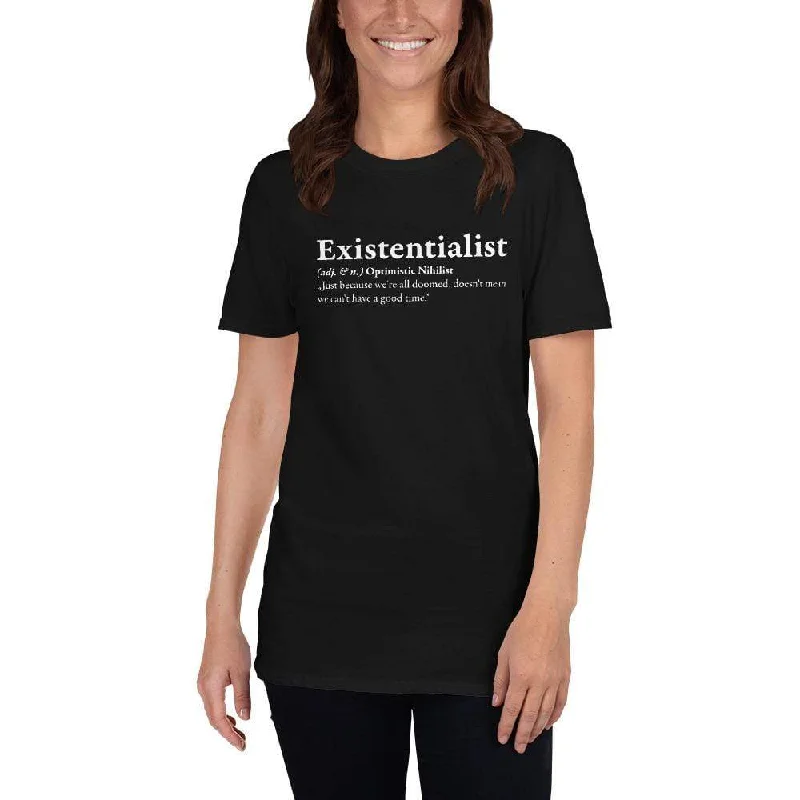 Definition of an Existentialist - Premium T-Shirt Knit Fabric Woven Fabric Fleece Fabric Definition of an Existentialist - Premium T-Shirt Knit Fabric Woven Fabric Fleece Fabric