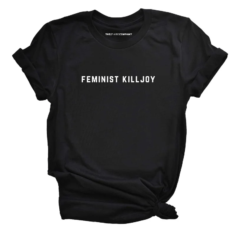 Feminist Killjoy Feminist T-Shirt Embroidered Appliqued Beaded