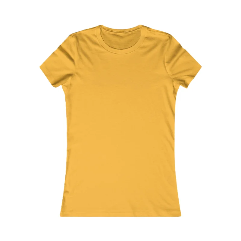 Gold - Women's Favorite T Shirt Cotton Fabric Linen Fabric Terry Fabric