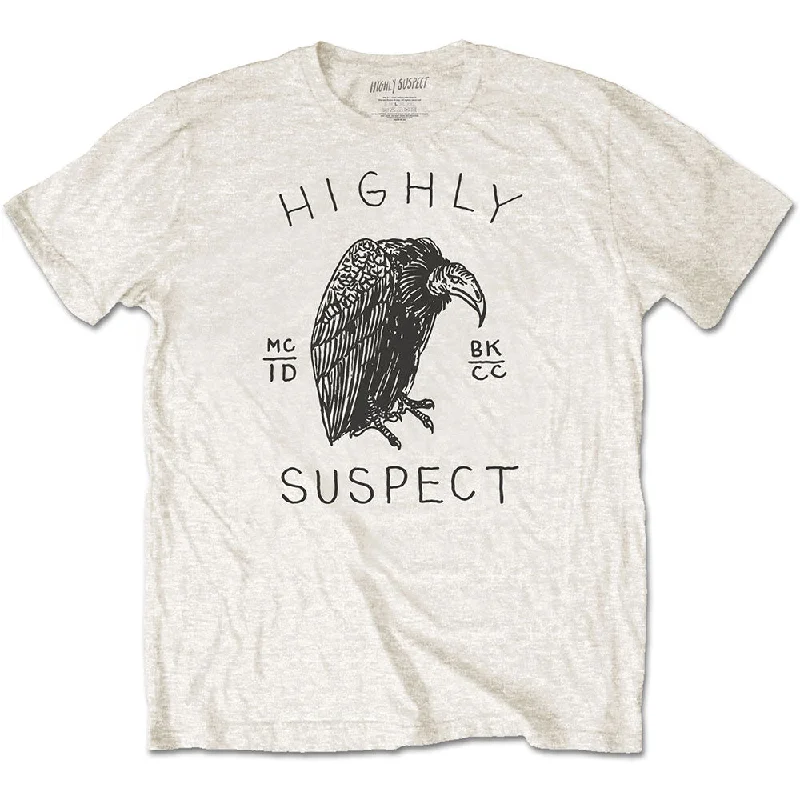 Highly Suspect | Official Band T-shirt | Vulture Hooded Caped Shawl Collar