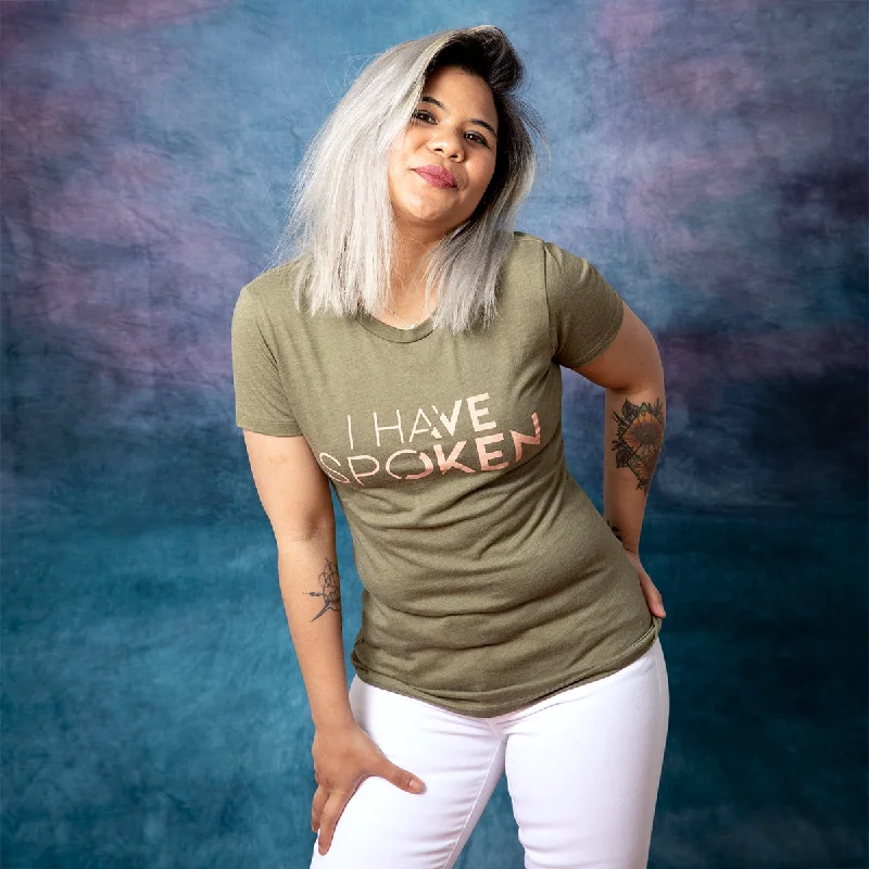 I HAVE SPOKEN Women/Junior Fitted T-Shirt Fitted T-Shirt Seamless Stretchy