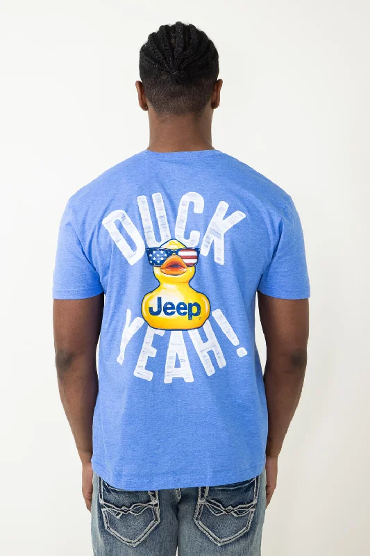 Jeep Duck Yeah T-Shirt in Blue | 3375-ROYALBLUE Fashionable Trendy Casual