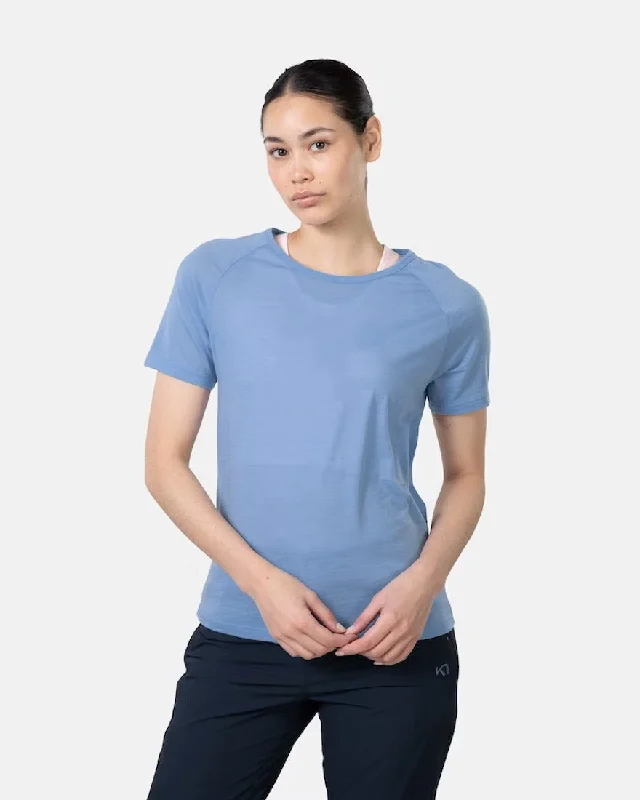 Sanne Wool Tee Women Zippered Front Buttoned Front Snap Front