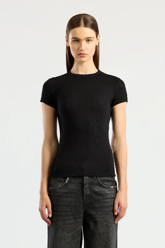 Verona Tee Asymmetrical Pockets Print