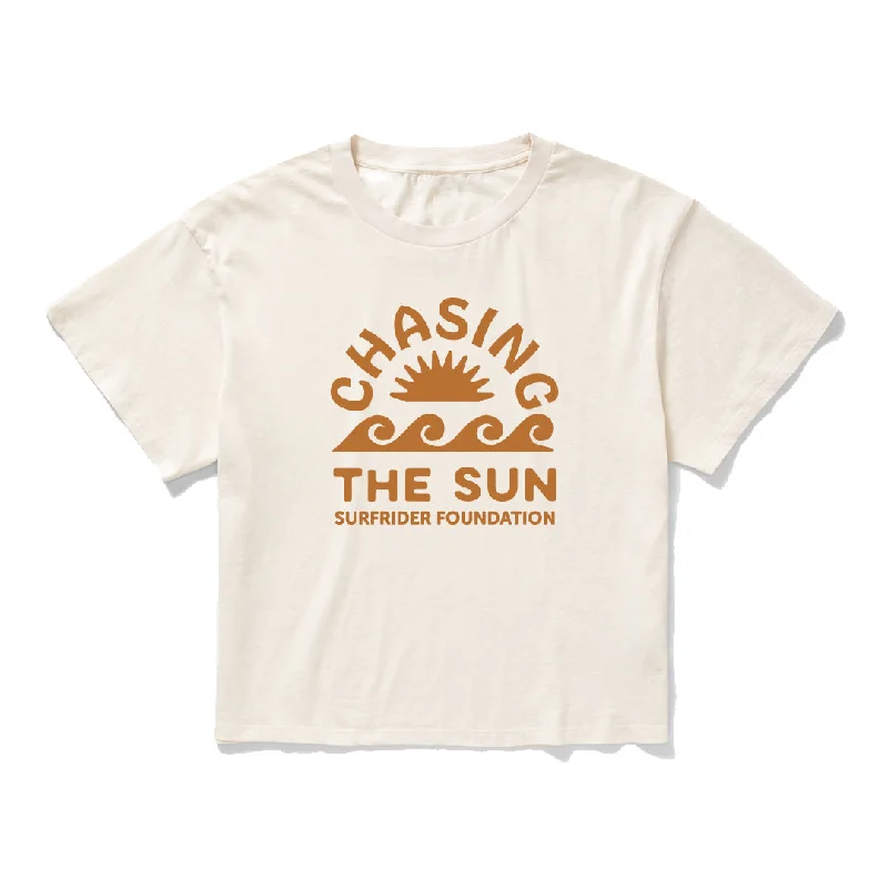 Womens Chasing Sunsets Tee Fleece Nylon Spandex