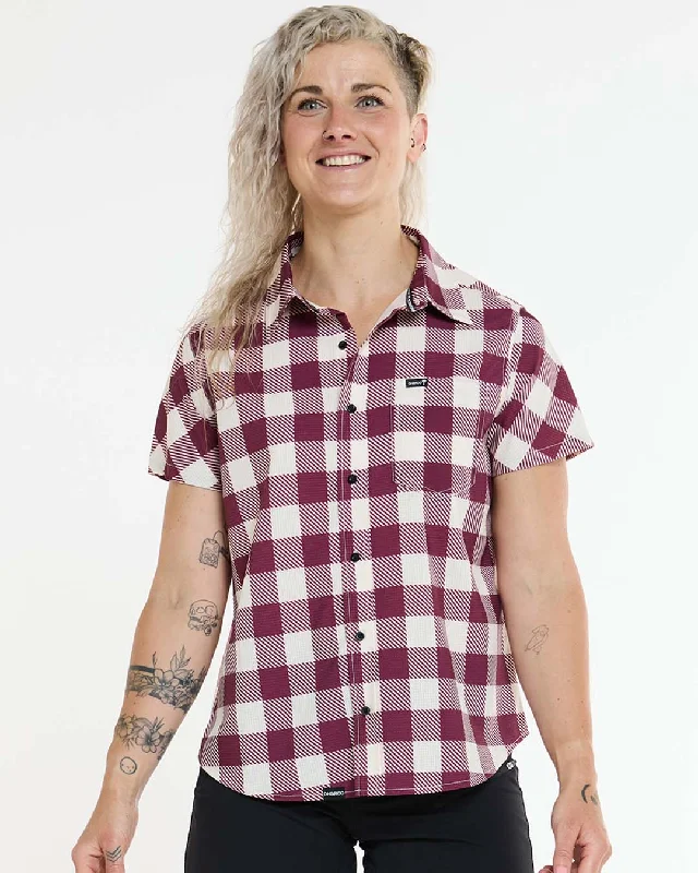 Womens Tech Party Shirt | Sterling Solid Print Embellished