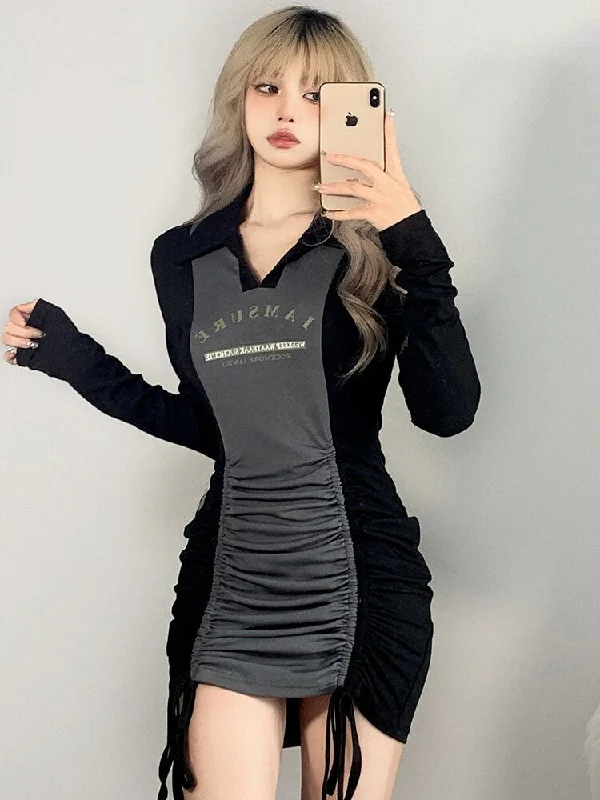 Elegant and Stylish Mini Dress Stylish Button-Down Mini Dress