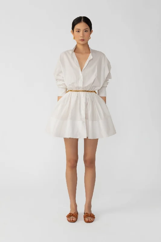 Hattie Mini Dress Stylish Sweetheart Neck Mini Dress