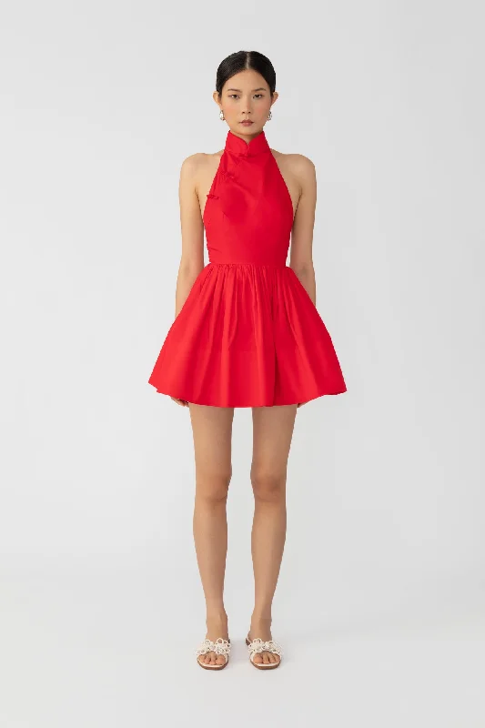 Hilly Mini Dress Chic Pleated Mini Dress
