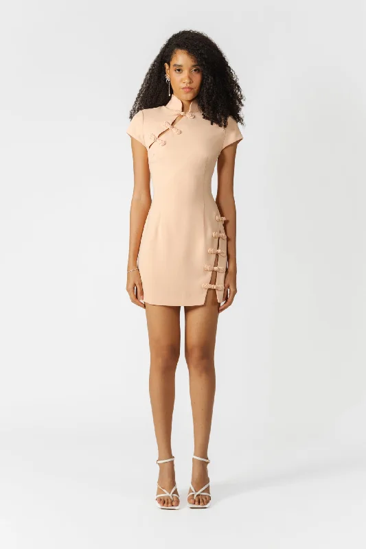 Iris Mini Dress Trendy Off-Shoulder Dress Mini