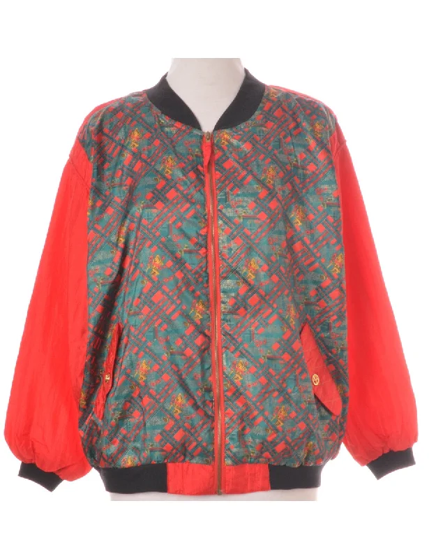 Label Kay Bomber Patterned Jacket Appliqued Jacket Beaded Jacket Sequined Jacket