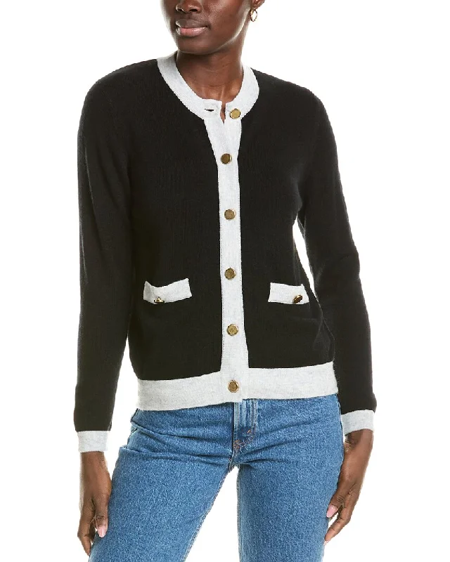 Brodie Cashmere Wool & Cashmere-Blend Contrast Button Jacket Collared Jacket Crew Neck Jacket Turtle Neck Jacket Brodie Cashmere Wool & Cashmere-Blend Contrast Button Jacket Collared Jacket Crew Neck Jacket Turtle Neck Jacket
