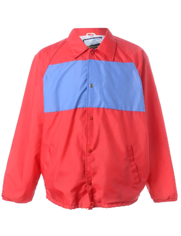 Label Freddie Contrast Panel Coach Jacket Striped Jacket Polka Dot Jacket Floral Jacket