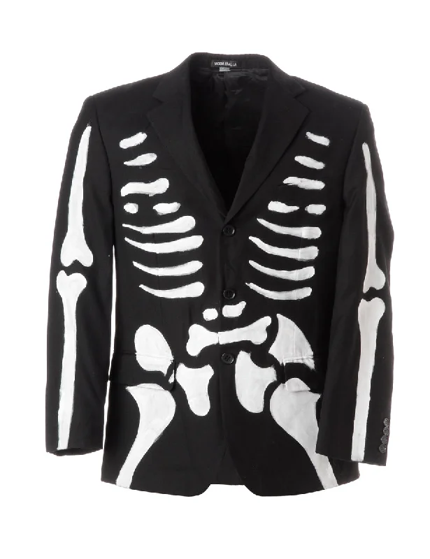 Label Jack Skeleton Suit Jacket Wool Jacket Cashmere Jacket Tweed Jacket