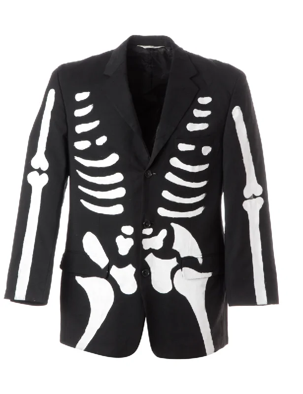 Label Jack Skeleton Suit Jacket Anorak Shell Jacket Lightweight Jacket